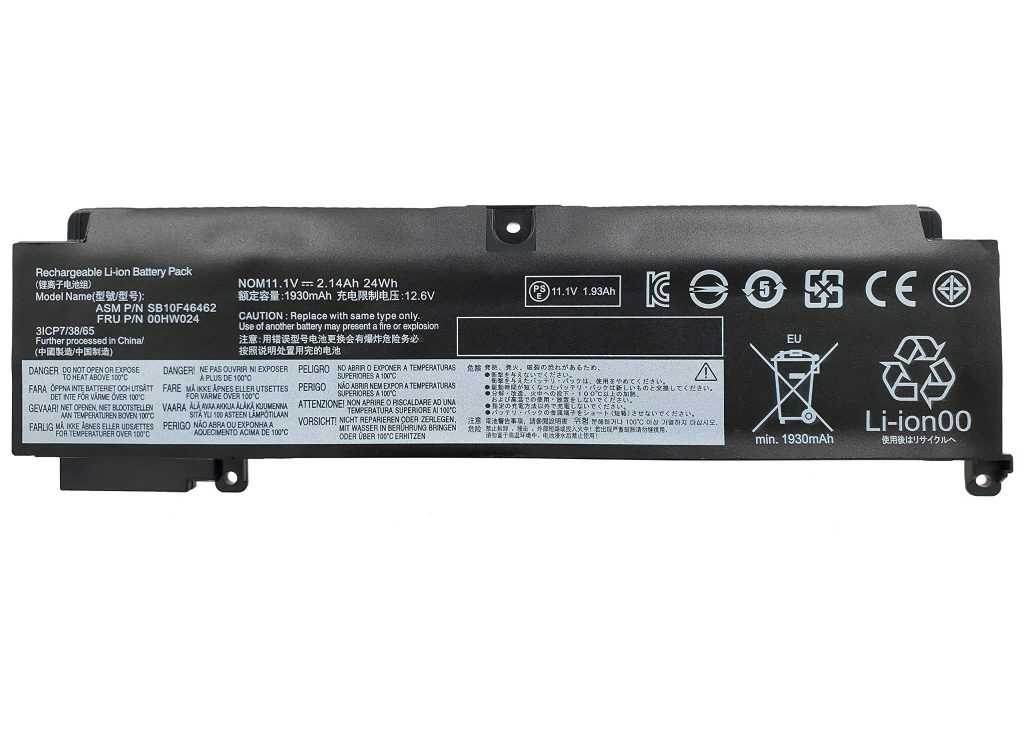 LOBAT-01AV462-1024x734 Lenovo ThinkPad T460s T470s Internal Laptop Battery 00HW038 00HW024 SB10J79003 00HW039 01AV406 - 3 Cell 11.4V 26Wh - Image 1