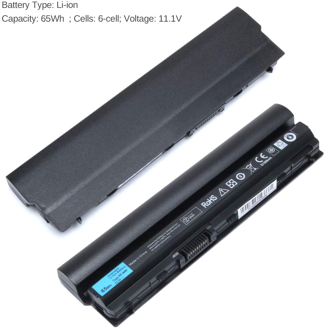 e6220-06 RFJMW Laptop 6 Cell Dell Latitude E6120 E6230 E6320 E6330 E6430s E6220 Series PN: 823F9 7FF1K 312-1241 9GXD5 312-1446 K4CP5 312-1242 - Image 1