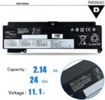 Lenovo ThinkPad T460s T470s Internal Laptop Battery 00HW038 00HW024 SB10J79003 00HW039 01AV406 - 3 Cell 11.4V 26Wh - Image 2